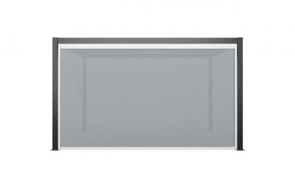 Roleta boczna Luxe 270 × 218 cm – elektryczna, biała – aranżacja