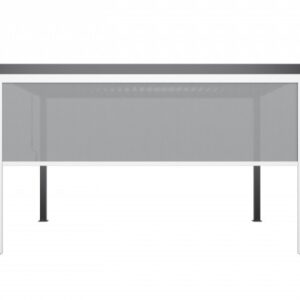 Roleta boczna Luxe 270 × 218 cm – elektryczna, biała – aranżacja