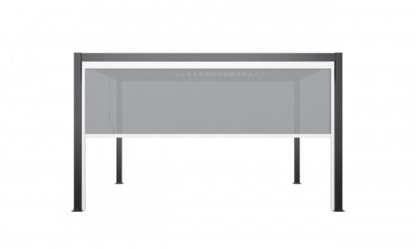 Roleta boczna Luxe 270 × 218 cm – elektryczna, biała – aranżacja