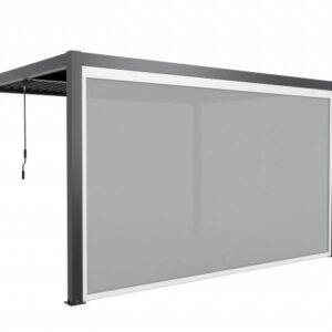 Roleta boczna Luxe 270 × 218 cm – elektryczna, biała – aranżacja