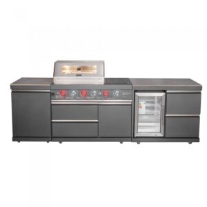 Kuchnia ogrodowa BBQ Line GB411A z grillem i lodówką – widok produktu Kuchnia ogrodowa BBQ Line GB411A z grillem i lodówką – widok produktu