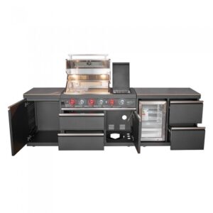 Kuchnia ogrodowa BBQ Line GB411A z grillem i lodówką – widok produktu Kuchnia ogrodowa BBQ Line GB411A z grillem i lodówką – widok produktu