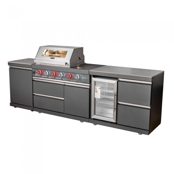 Kuchnia ogrodowa BBQ Line GB411A z grillem i lodówką – widok produktu Kuchnia ogrodowa BBQ Line GB411A z grillem i lodówką – widok produktu