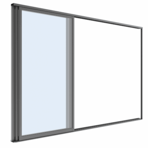 Drzwi szklane Luxe 270 × 238 cm – antracyt – widok produktu