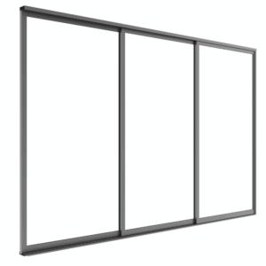 Drzwi szklane Luxe 270 × 238 cm – antracyt – widok produktu
