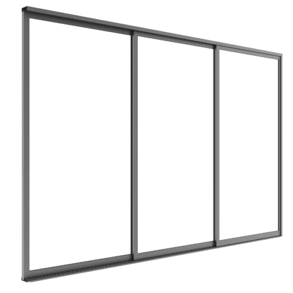 Drzwi szklane Luxe 270 × 238 cm – antracyt – widok produktu