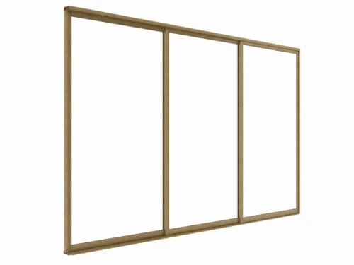 Drzwi przesuwne Luxe S8 270 × 238 cm – kolor drewna V2 – widok produktu