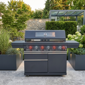 Grill gazowy BBQ Line GB601 – 6 palników głównych – aranżacja Grill gazowy BBQ Line GB601 – 6 palników głównych – aranżacja