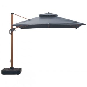 Parasol ogrodowy Roma MID 3 × 3 m – antracyt – widok produktu