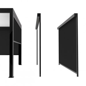 Roleta boczna Luxe 270 × 218 cm – elektryczna – szczegóły wykonania