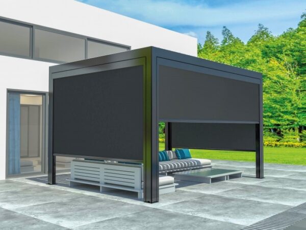 Roleta boczna Luxe 270 × 218 cm – elektryczna – aranżacja